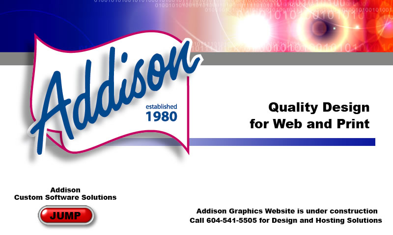 Addison Graphics has provided quality design for Print and Website media since 1978